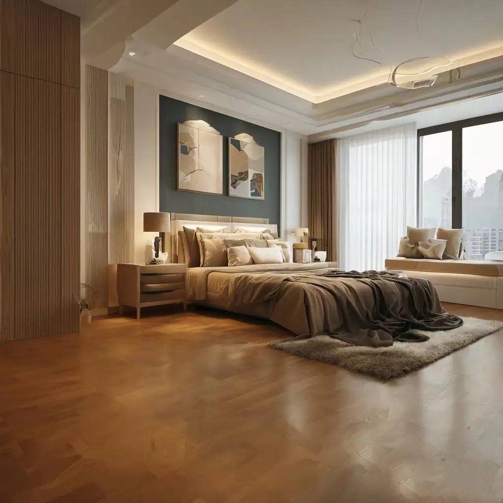 Real wood OAK Engineered wood flooring indoor use UK